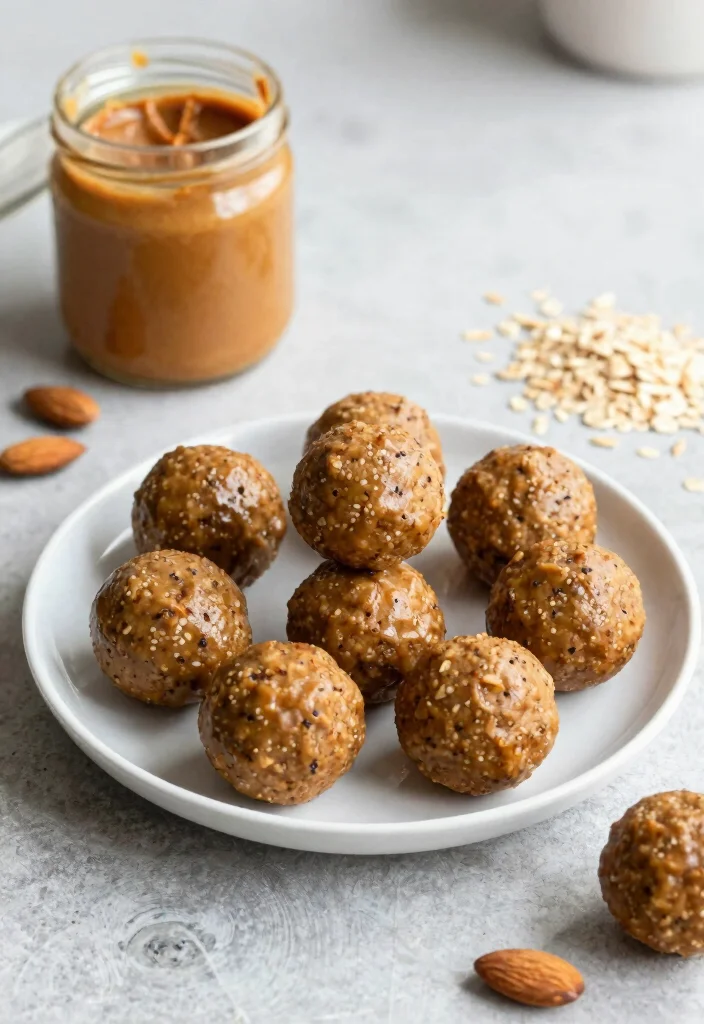 18 High-Protein Vegetarian Recipes That Aren’t Boring - 9. Almond Butter Protein Balls 1