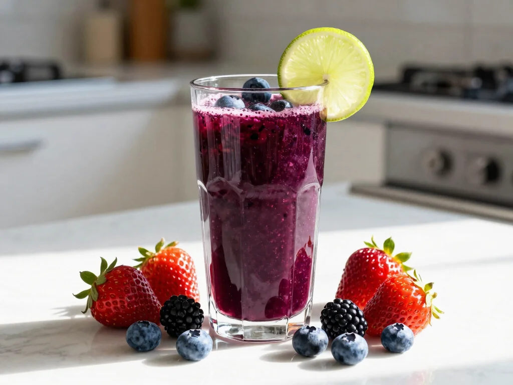 18 Hormone Balance Juice Recipes (Naturally Support Health) - 2. Berry Bliss Juice 1