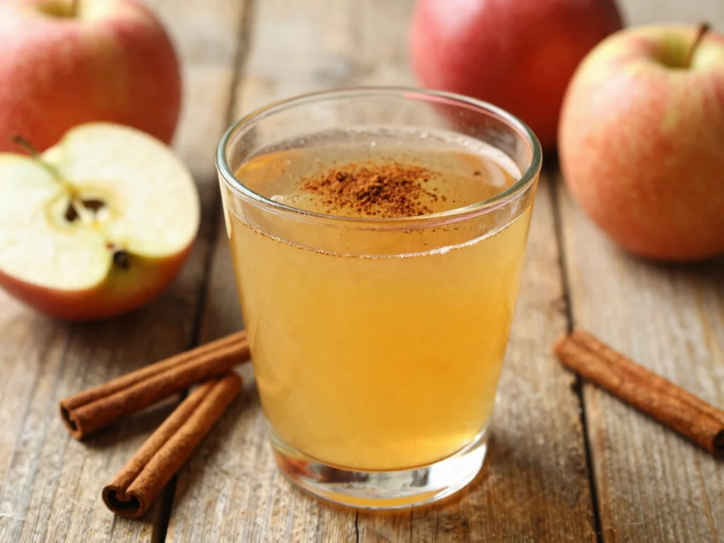 18 Hormone Balance Juice Recipes (Naturally Support Health) - 9. Apple Cinnamon Juice 1