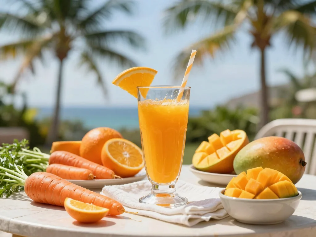 18 Juice Master Recipes by Jason Vale (Best Picks) - 2. Tropical Carrot Splash 1
