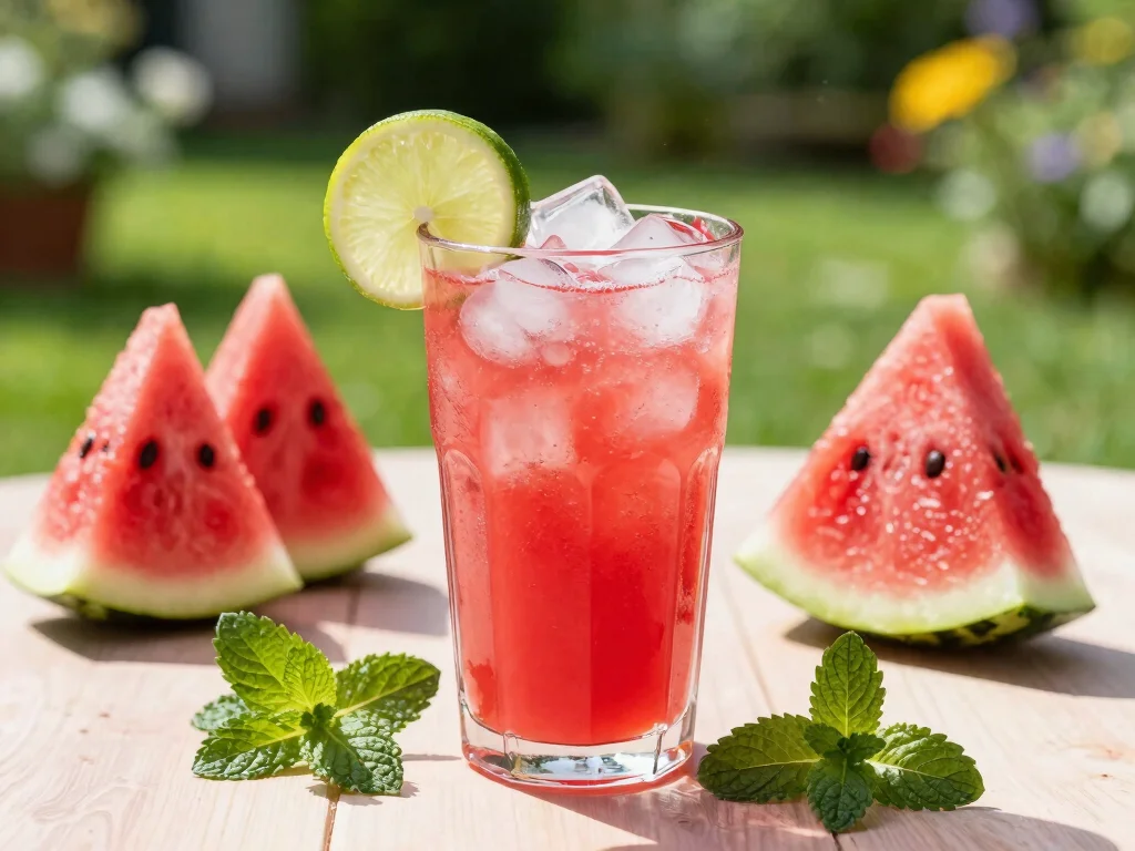 18 Juice Master Recipes by Jason Vale (Best Picks) - 4. Refreshing Watermelon Cooler 1