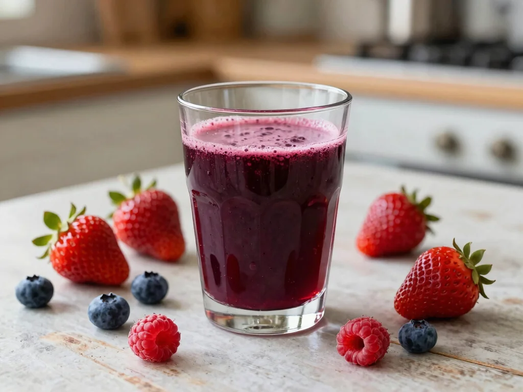 18 Juice Master Recipes by Jason Vale (Best Picks) - 7. Berry Delicious Detox Juice 1