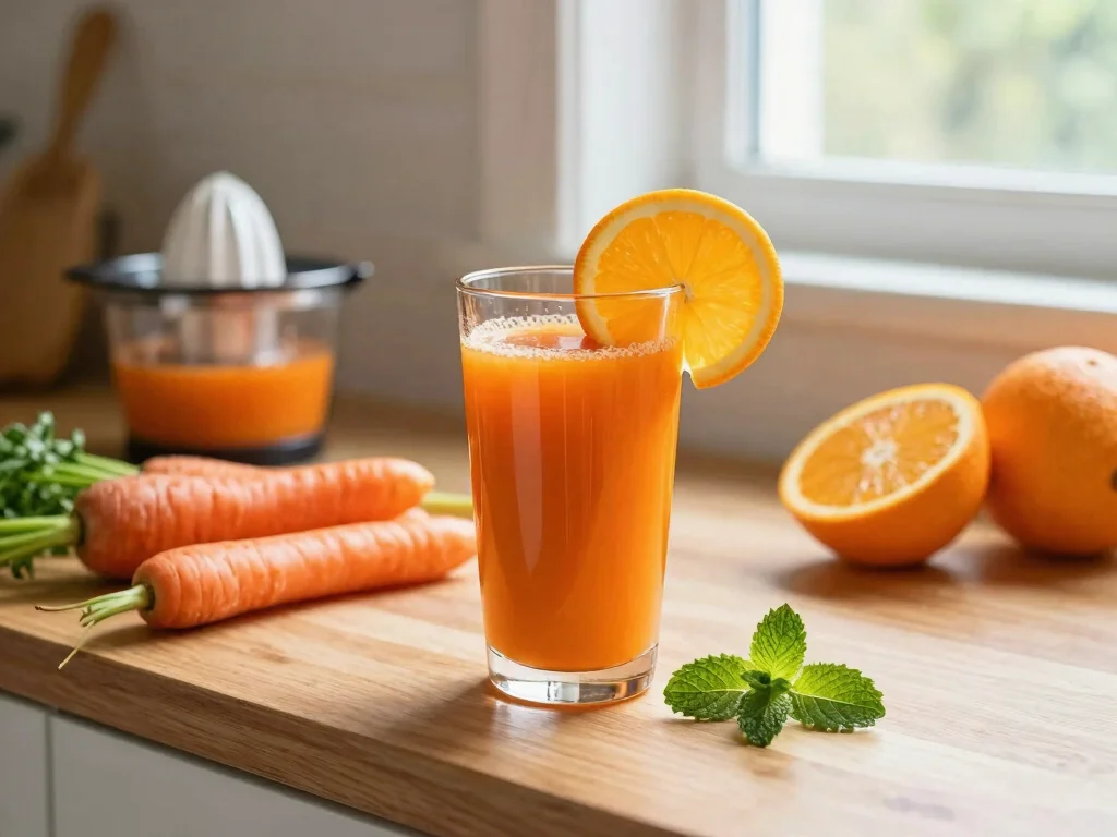 18 Juice Recipes for Skin Glow & Beauty - 1. Radiant Orange-Carrot Juice 1