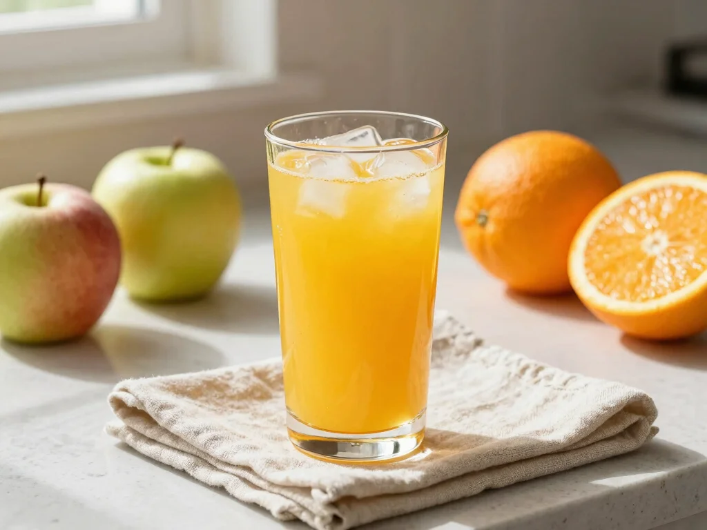 18 Juice Recipes with Apples (Crunchy & Fresh) - 12. Apple Orange Juice 1