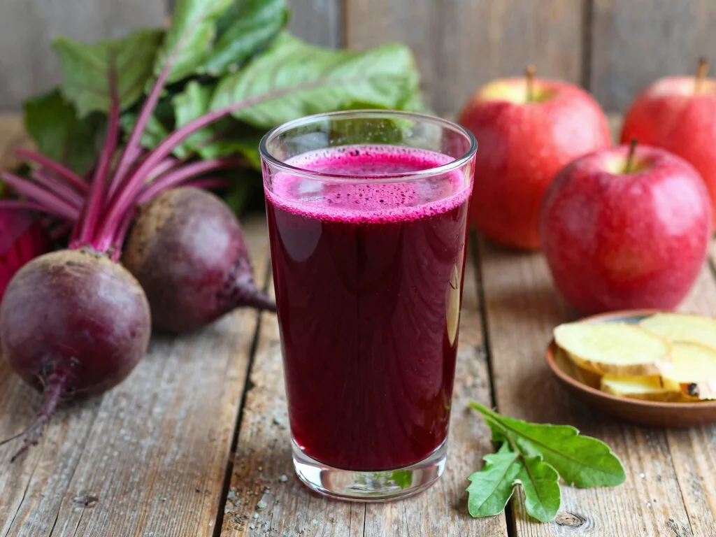 18 Juice Recipes with Apples (Crunchy & Fresh) - 3. Apple Beet Juice 1
