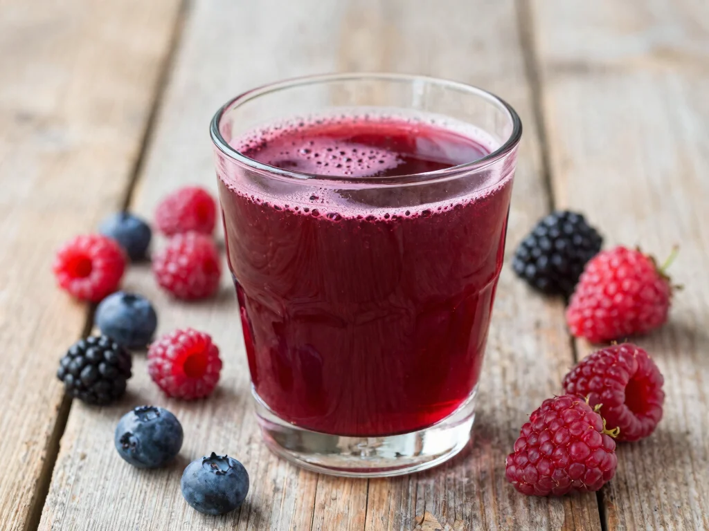 18 Juice Shots Recipes for Gut Health Support - 11. Berry Digestive Delight 1