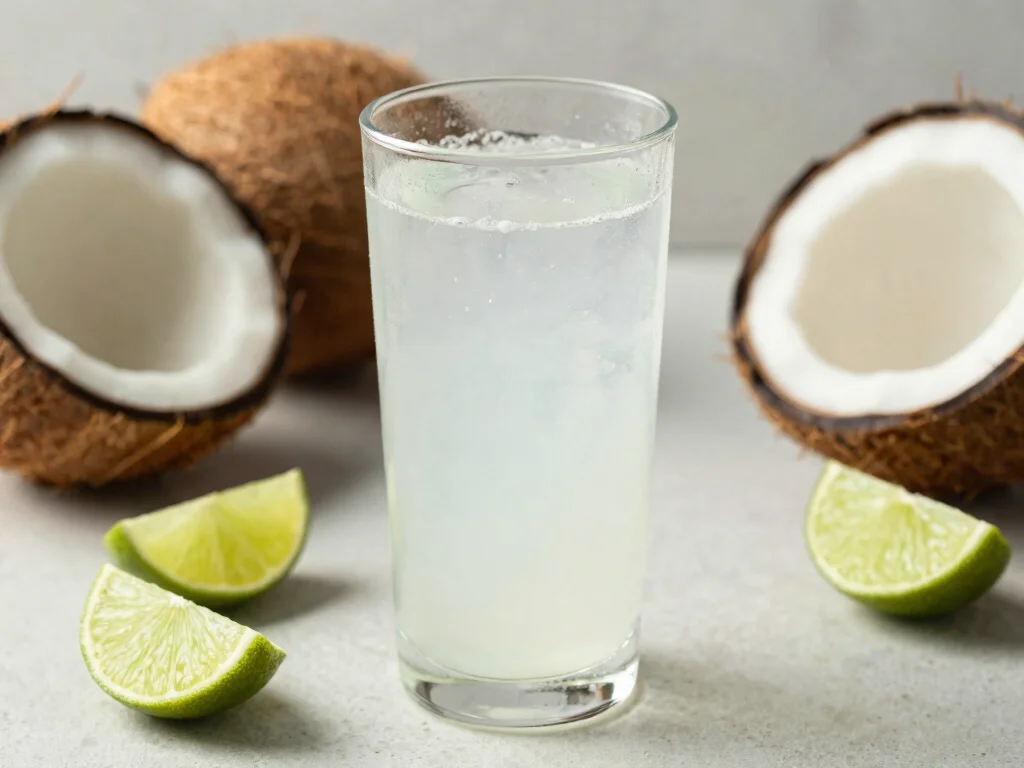 18 Juice Shots Recipes for Gut Health Support - 7. Coconut Water Probiotic Shot 1