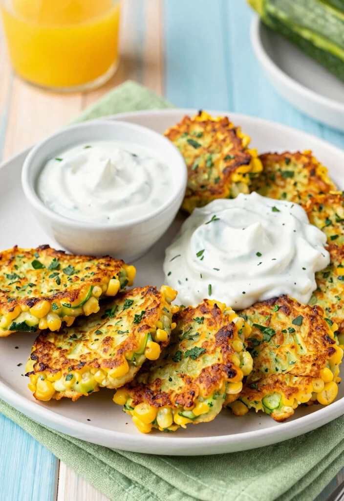 18 One-Pot Vegetarian Meals with Minimal Cleanup - 14. Zucchini and Corn Fritters 1