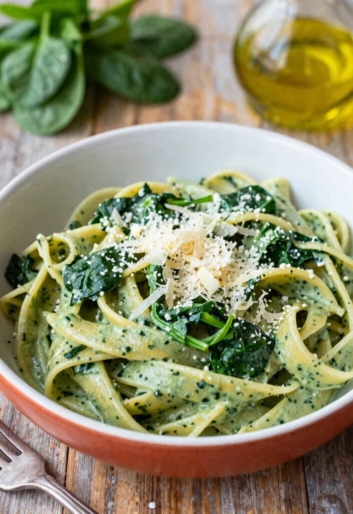 18 Quick & Easy Vegetarian Dinner Recipes Ready Tonight - 1. One-Pot Spinach and Ricotta Pasta 1