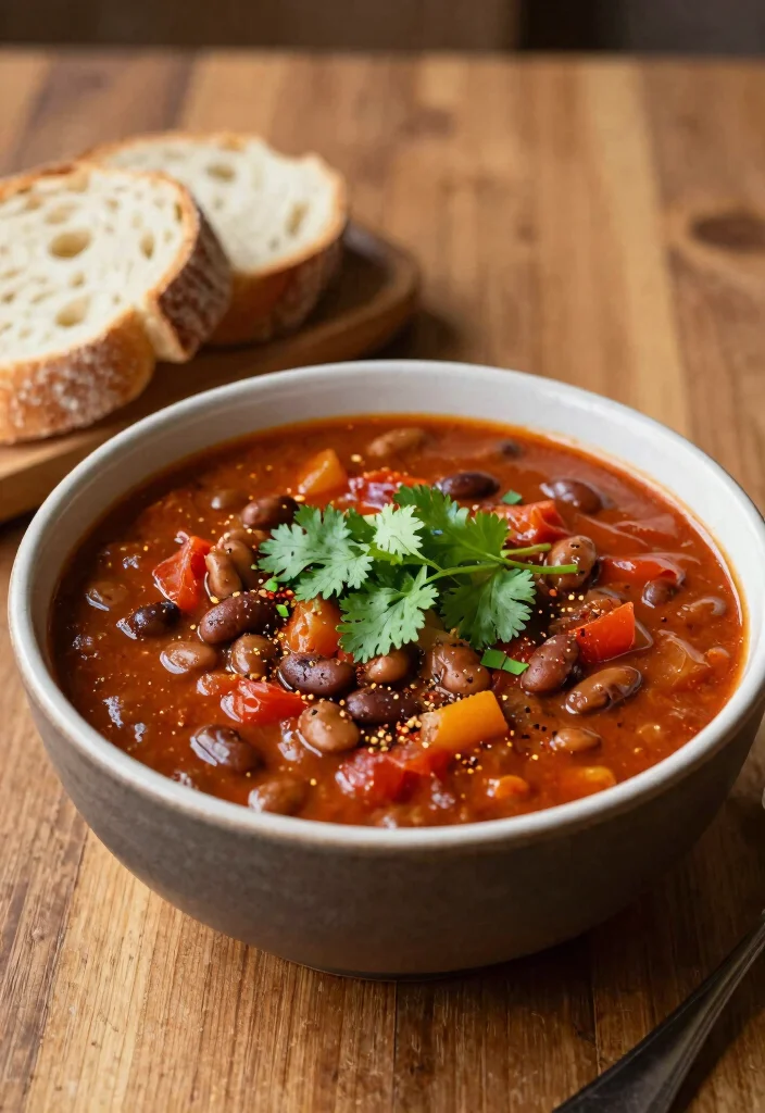 18 Quick & Easy Vegetarian Dinner Recipes Ready Tonight - 18. Vegan Chili 1