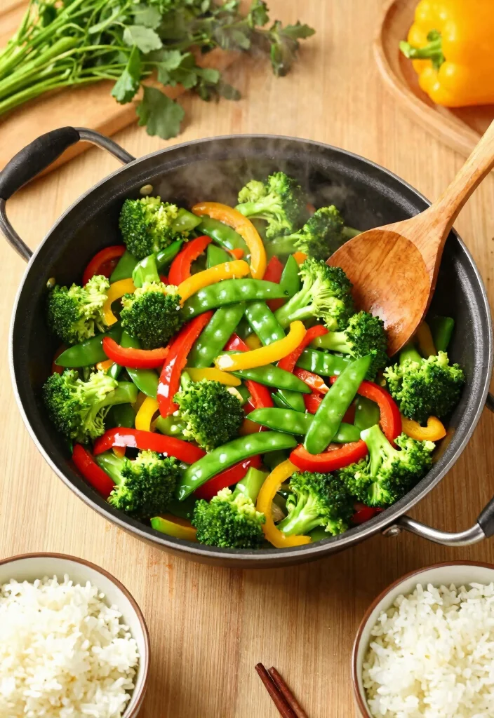 18 Quick & Easy Vegetarian Dinner Recipes Ready Tonight - 2. Quick Vegetable Stir-Fry 1