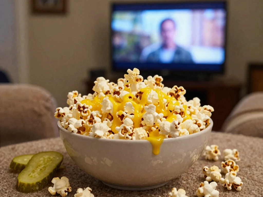 18 Recipes with Pickle Juice (Surprisingly Delicious) - 12. Pickle Juice Popcorn 1