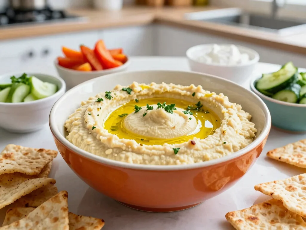 18 Recipes with Pickle Juice (Surprisingly Delicious) - 17. Pickle Juice Hummus 1