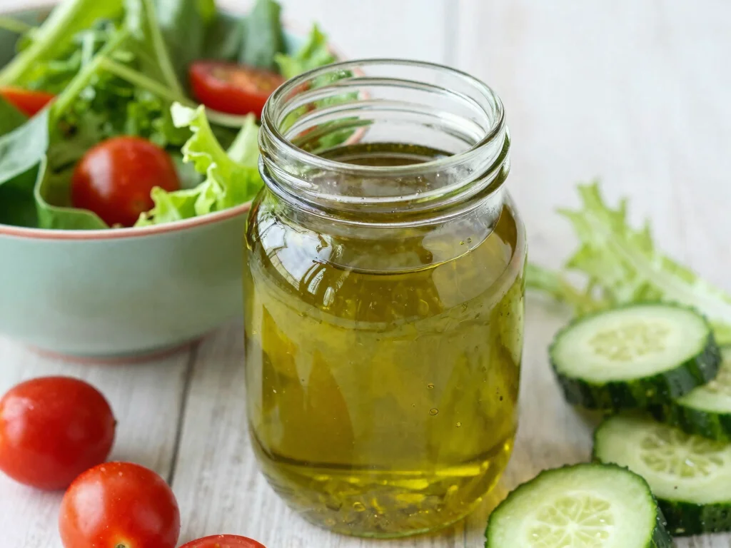 18 Recipes with Pickle Juice (Surprisingly Delicious) - 4. Pickle Juice Salad Dressing 1