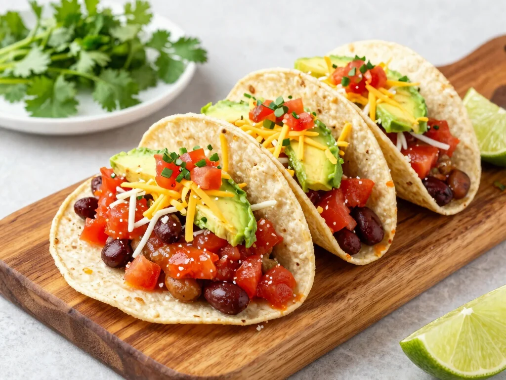 18 Savory Recipes with Tomato Juice: Easy & Delicious Ideas - 10. Tomato Juice & Bean Tacos 1