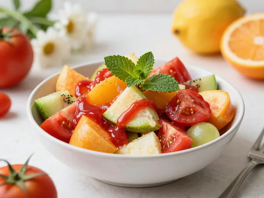 18 Savory Recipes with Tomato Juice: Easy & Delicious Ideas - 17. Tomato Juice Fruit Salad 1