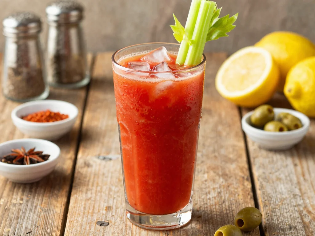 18 Savory Recipes with Tomato Juice: Easy & Delicious Ideas - 3. Spicy Tomato Juice Cocktail 1