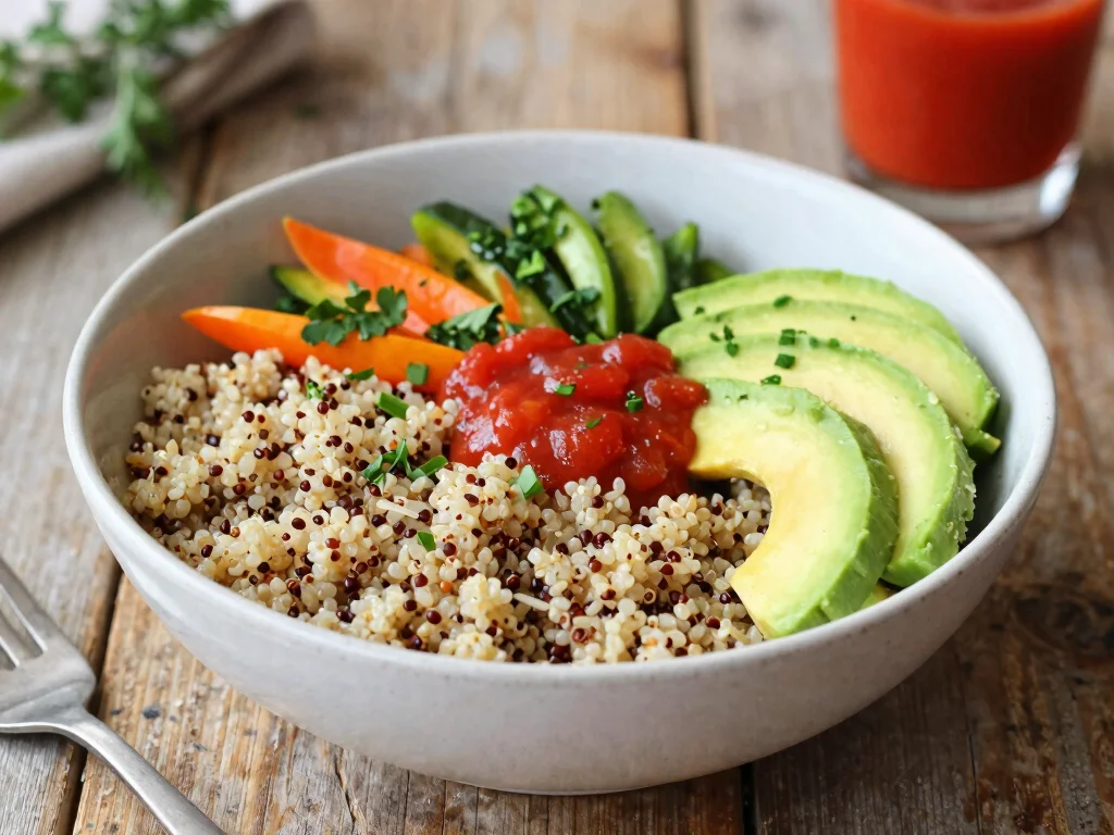 18 Savory Recipes with Tomato Juice: Easy & Delicious Ideas - 5. Tomato Juice & Veggie Quinoa Bowl 1