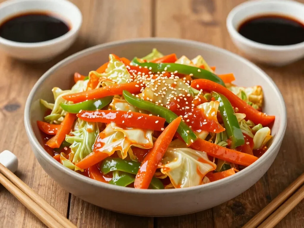 18 Savory Recipes with Tomato Juice: Easy & Delicious Ideas - 9. Tomato Juice & Cabbage Stir-fry 1