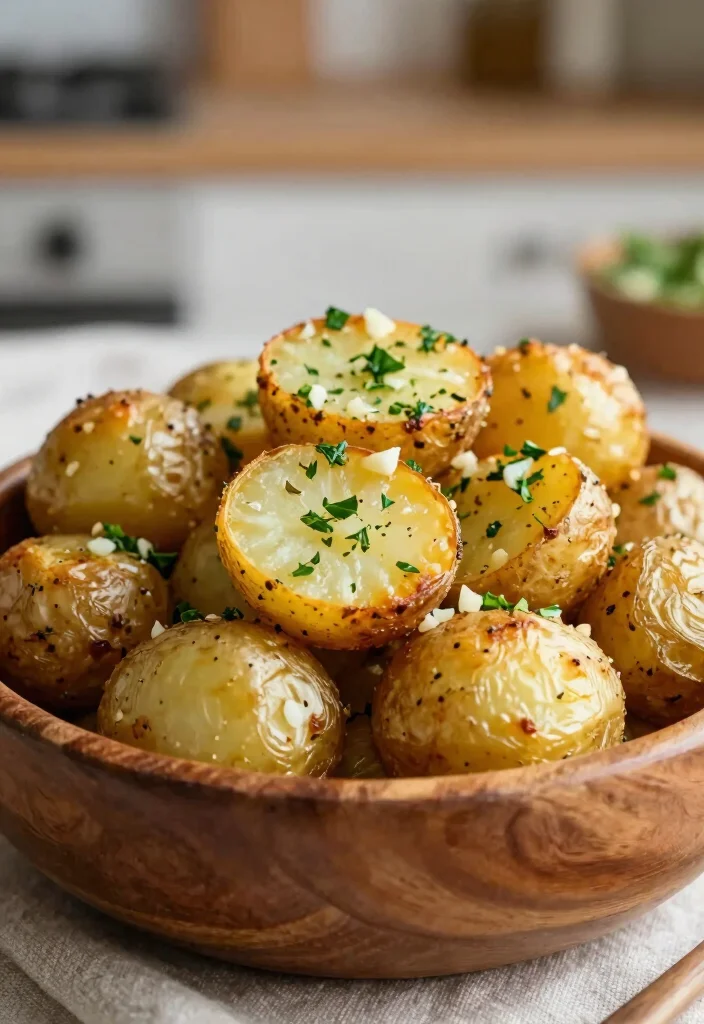 18 Vegetarian 5-Ingredient Recipes Anyone Can Cook - 12. Garlic Herb Roasted Potatoes 1