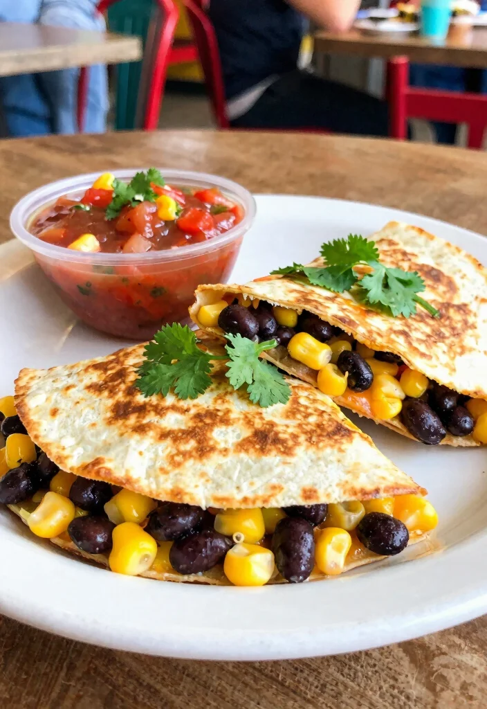 18 Vegetarian 5-Ingredient Recipes Anyone Can Cook - 16. Black Bean and Corn Quesadillas 1
