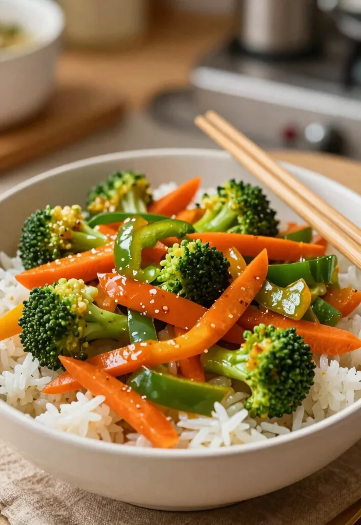 18 Vegetarian 5-Ingredient Recipes Anyone Can Cook - 5. Easy Vegetable Stir-Fry 1