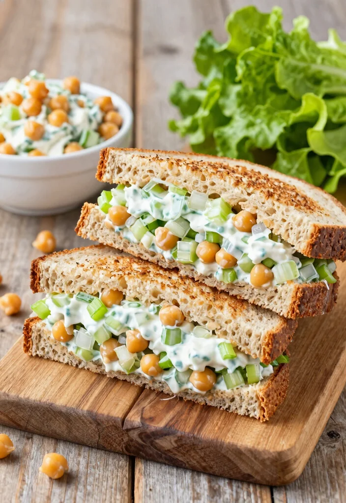 18 Vegetarian 5-Ingredient Recipes Anyone Can Cook - 6. Chickpea Salad Sandwich 1