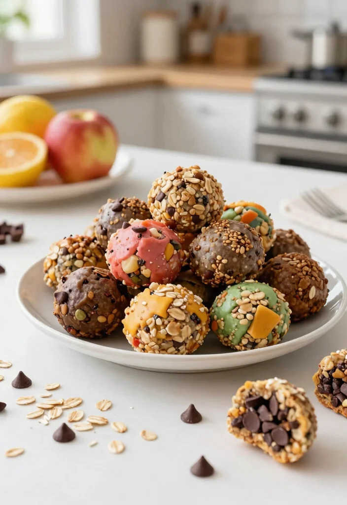 18 Vegetarian 7-Day Meal Plans for a Healthy Reset - Meal Plan 4: Snack Attack Energy Bites 1