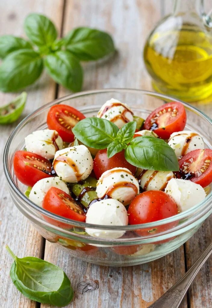 18 Vegetarian Lunch Meal Prep Ideas for Work or School - 5. Caprese Pasta Salad 1