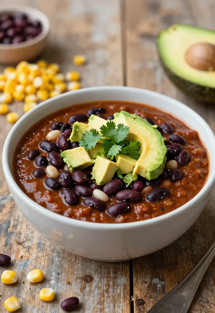18 Vegetarian White Bean Chili Recipes Packed with Protein - 6. Black Bean and White Bean Chili 1