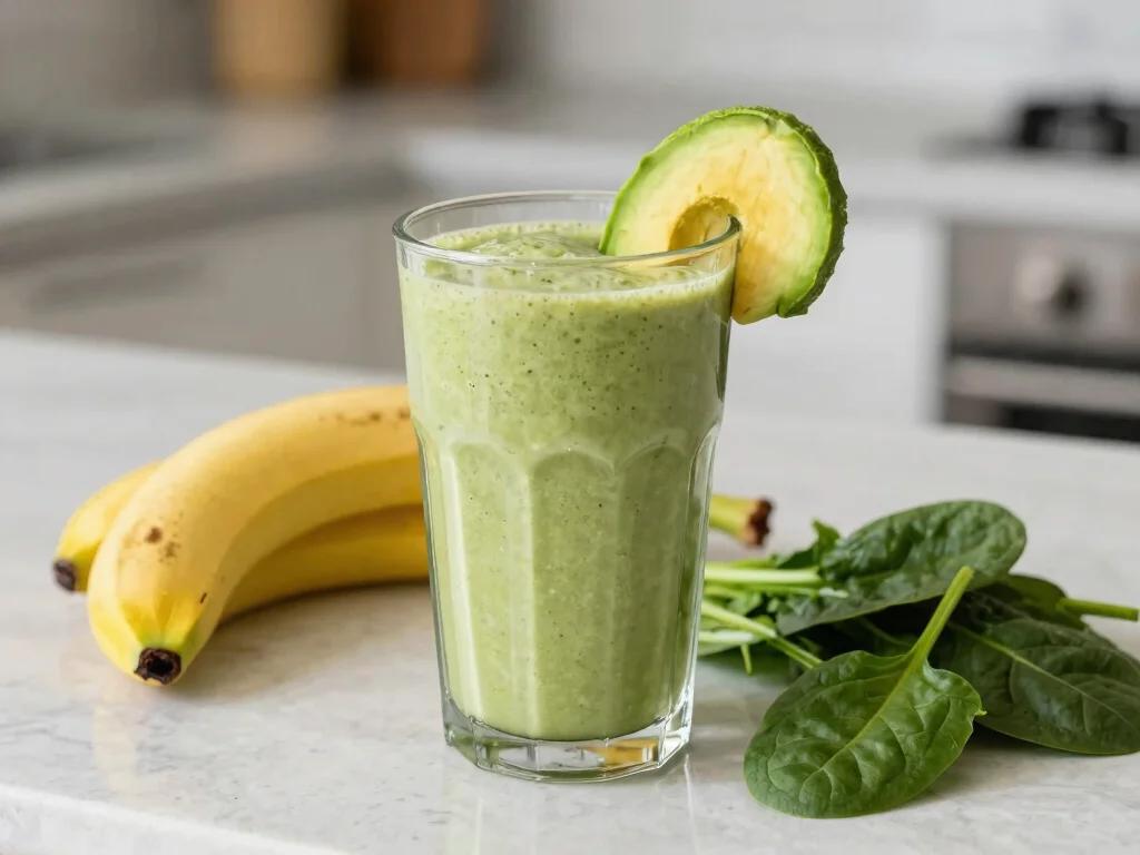 19 Easy Juice Recipes for Beginners (No Fail!) - 14. Avocado Smoothie Juice 1