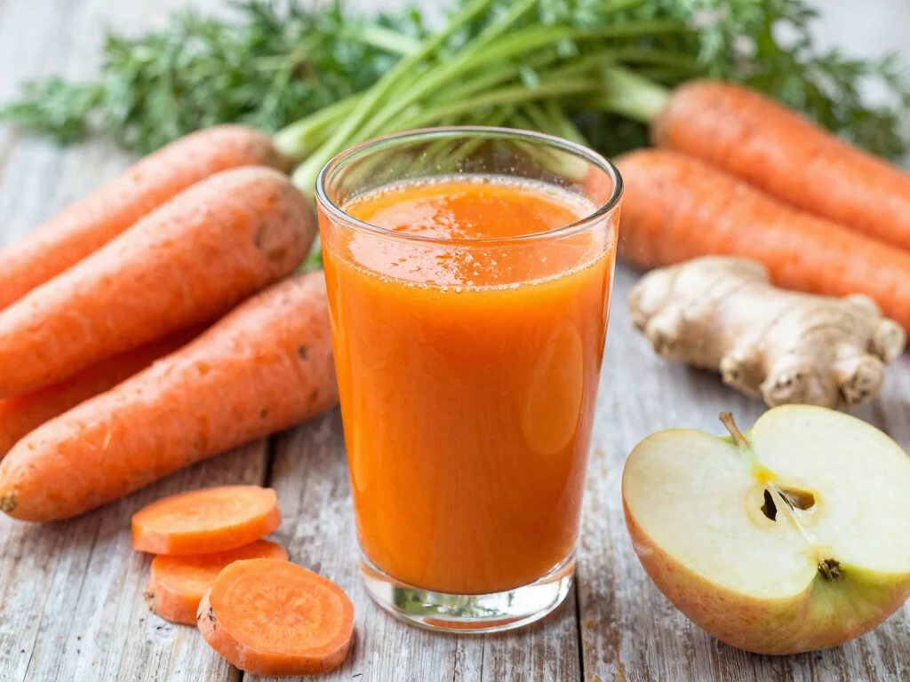19 Easy Juice Recipes for Beginners (No Fail!) - 3. Carrot and Ginger Juice 1