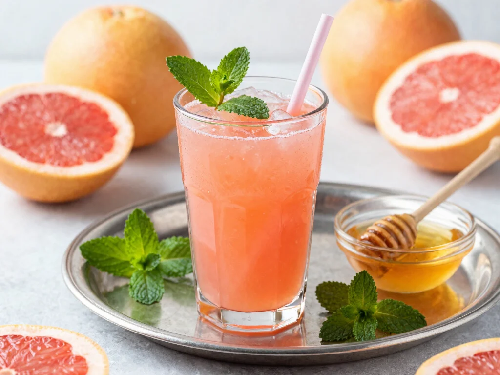 19 Easy Juice Recipes for Beginners (No Fail!) - 9. Grapefruit and Mint Juice 1