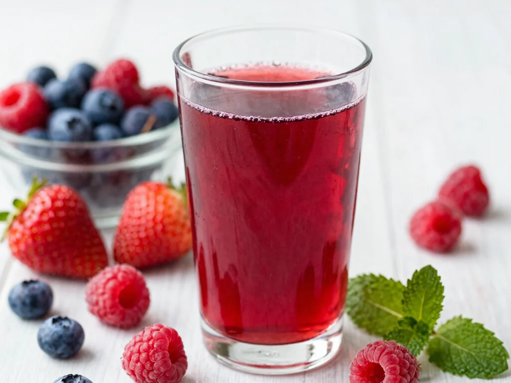 19 Fresh Fruit Juice Recipes (Sweet & Refreshing) - 3. Berry Blast Juice 1