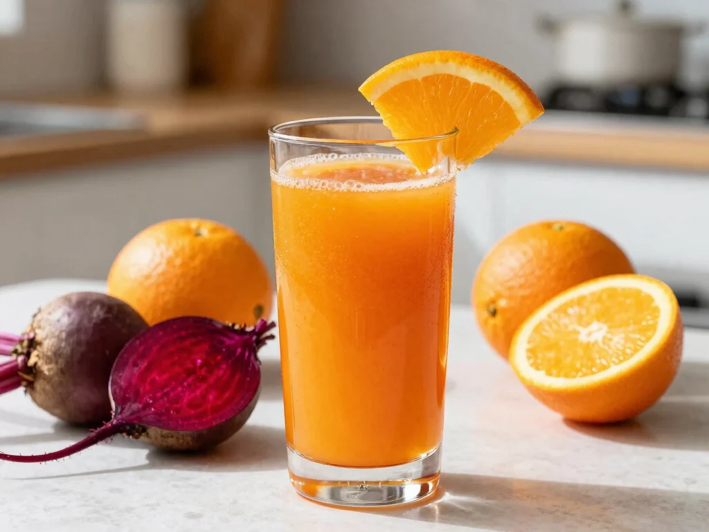 19 Heart Healthy Juice Recipes for Cardiovascular Health - 18. Orange Beet Revitalizer 1