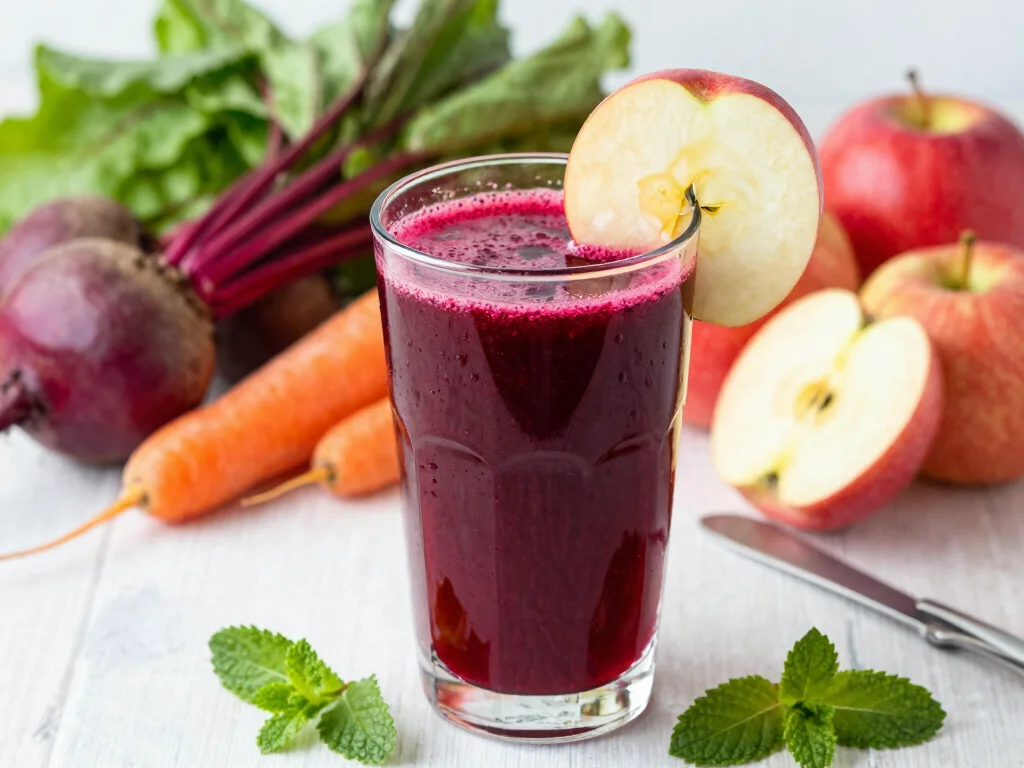 19 Heart Healthy Juice Recipes for Cardiovascular Health - 3. Beetroot Bliss Juice 1