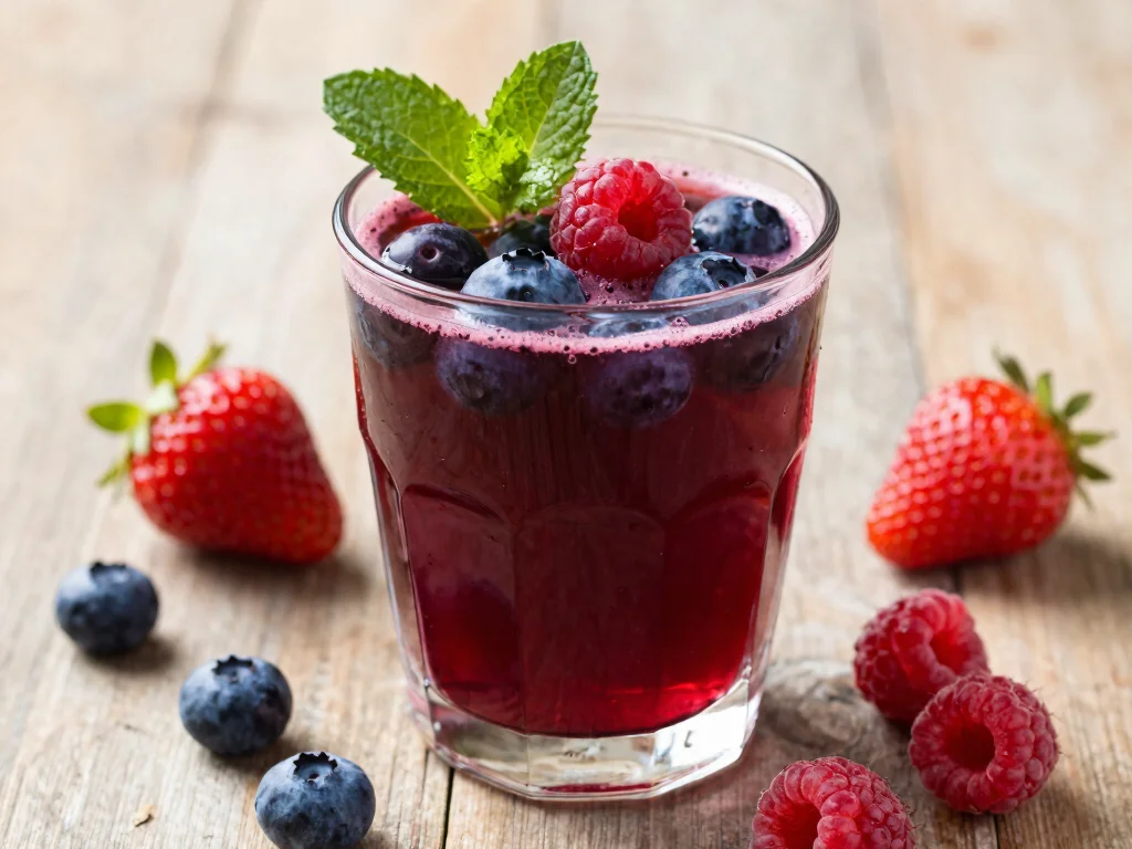 19 Heart Healthy Juice Recipes for Cardiovascular Health - 4. Berry Antioxidant Juice 1