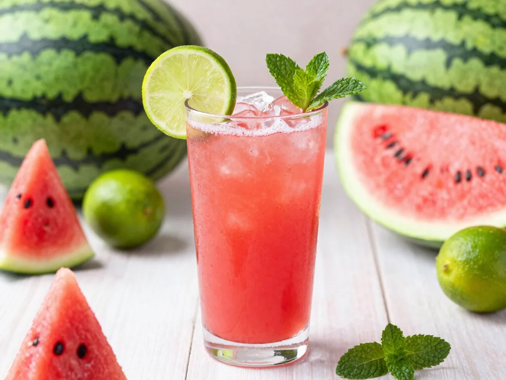 19 Heart Healthy Juice Recipes for Cardiovascular Health - 9. Watermelon Refresh Juice 1