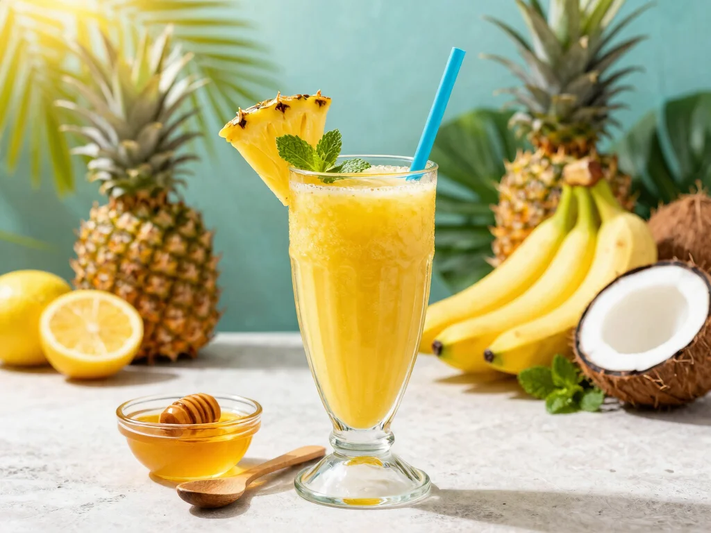 19 Juice It Up Smoothies You Can Make at Home - 1. Tropical Paradise Smoothie 1
