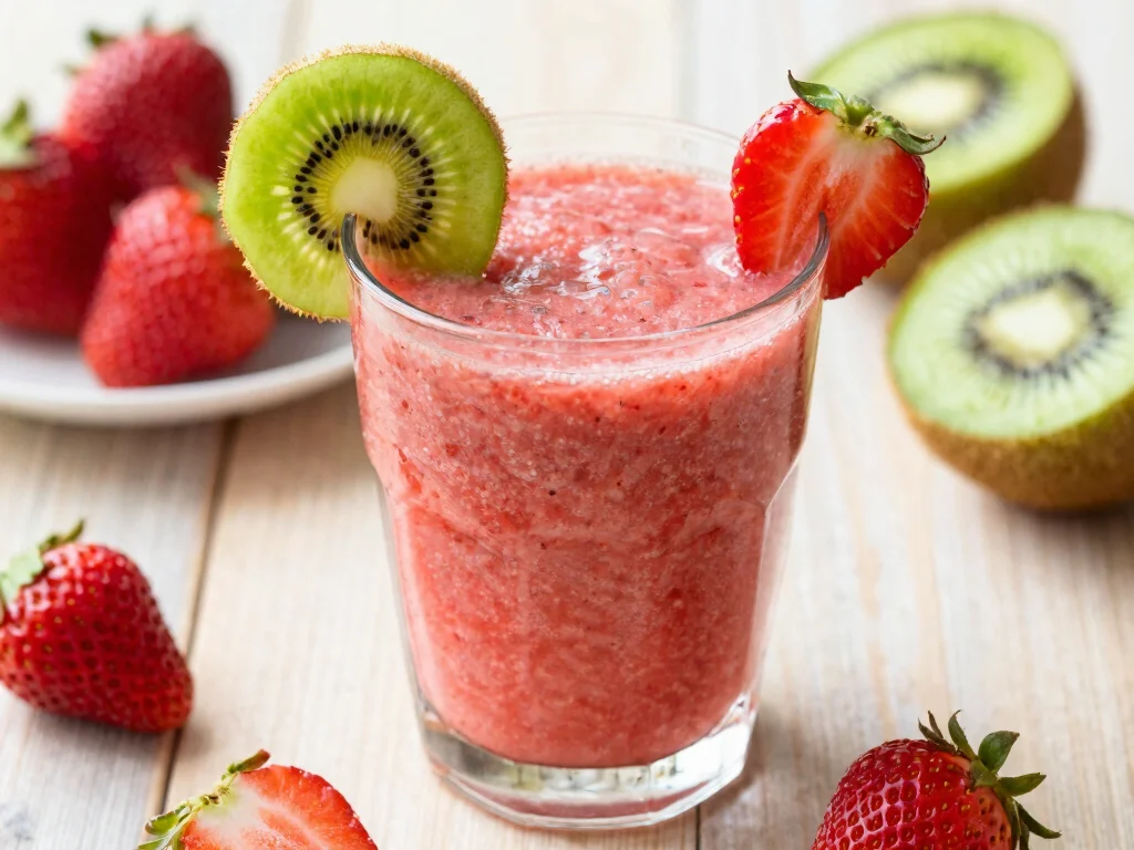 19 Juice It Up Smoothies You Can Make at Home - 19. Strawberry Kiwi Smoothie 1