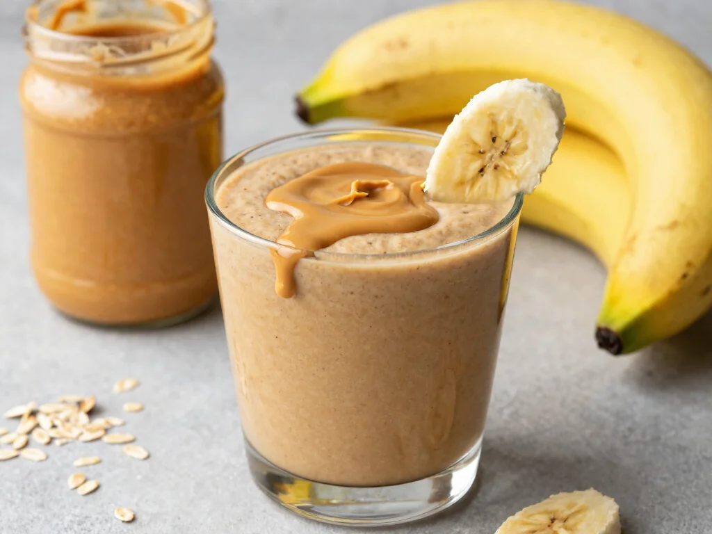 19 Juice It Up Smoothies You Can Make at Home - 6. Peanut Butter Protein Smoothie 1