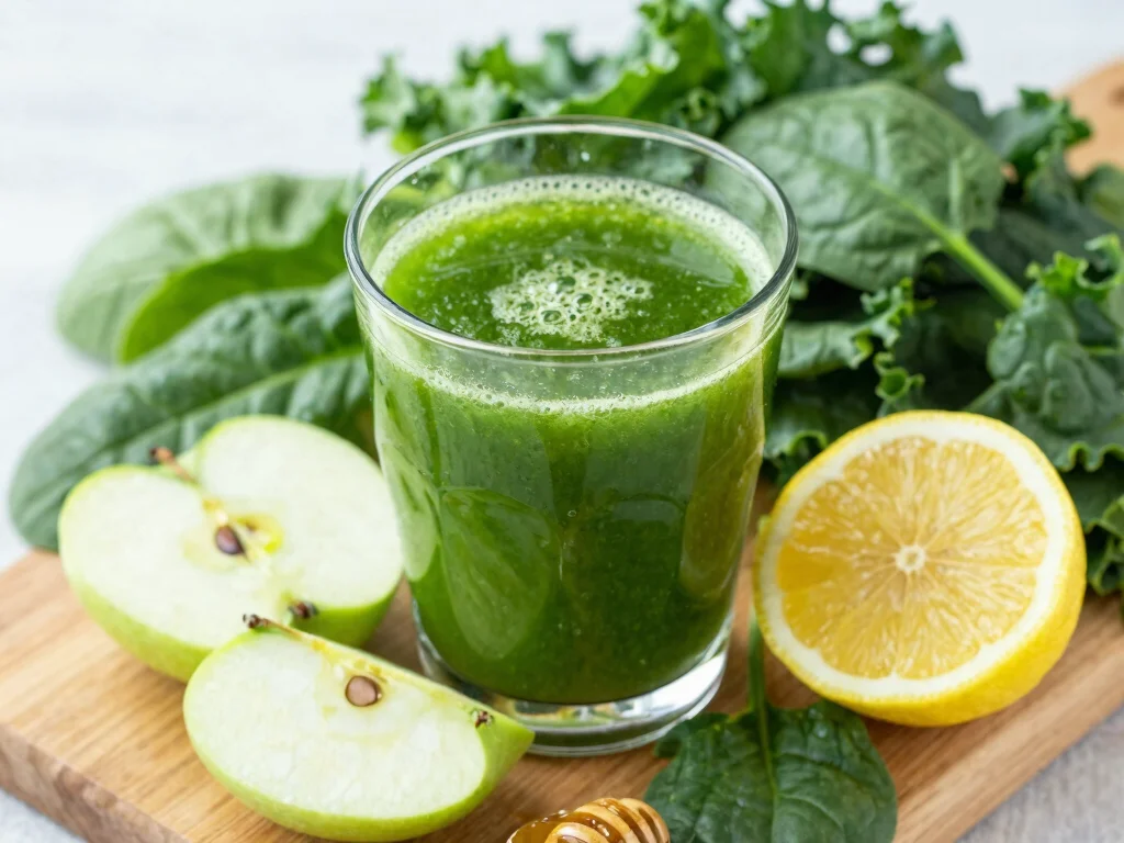 19 Juice Recipes for Energy Boosting - 1. Energizing Green Machine 1