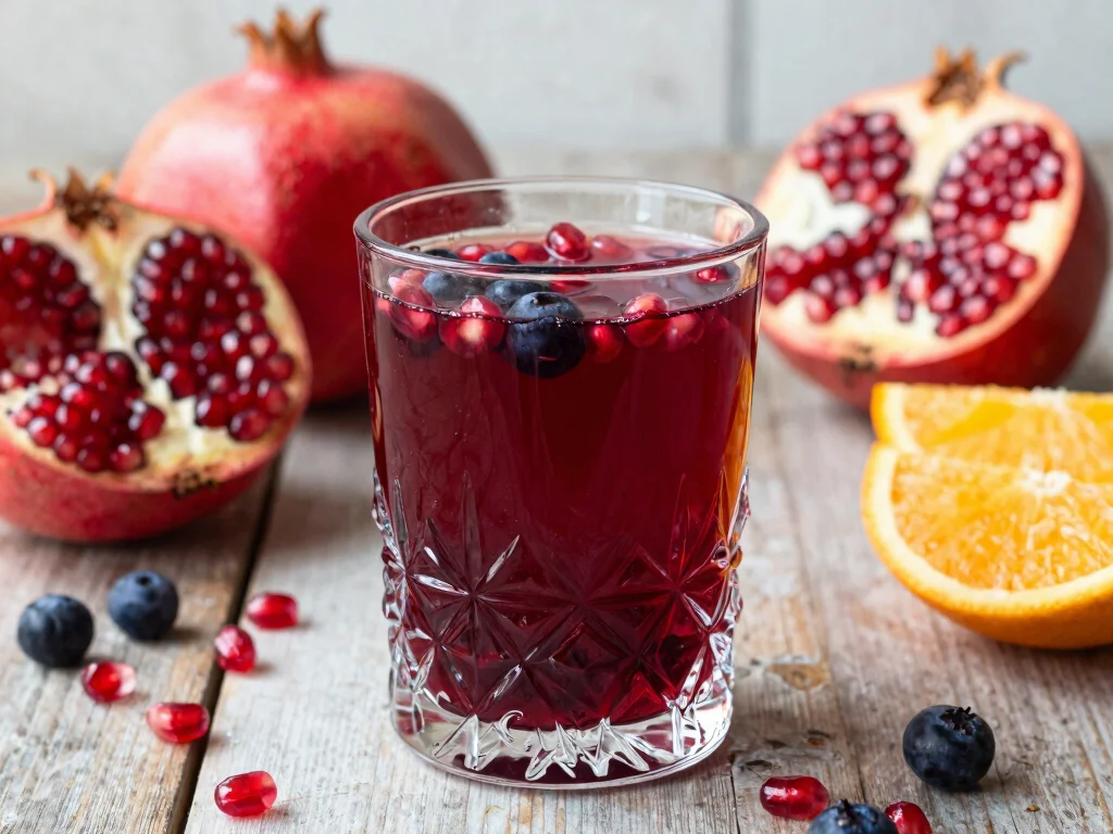 19 Juice Recipes for Gut Health That Your Stomach Will Love - 11. Pomegranate and Berry Elixir 1