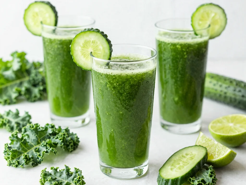 19 Juice Recipes for Gut Health That Your Stomach Will Love - 3. Green Gut-Cleansing Juice 1