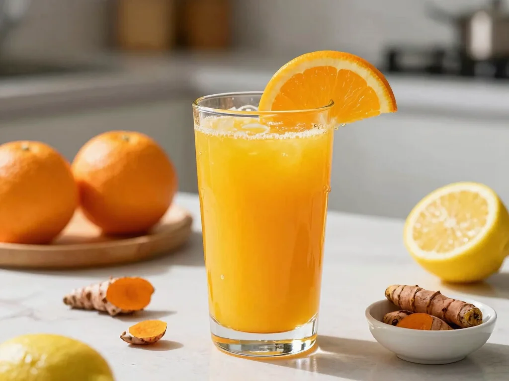 19 Juice Recipes for Gut Health That Your Stomach Will Love - 6. Citrus and Turmeric Elixir 1