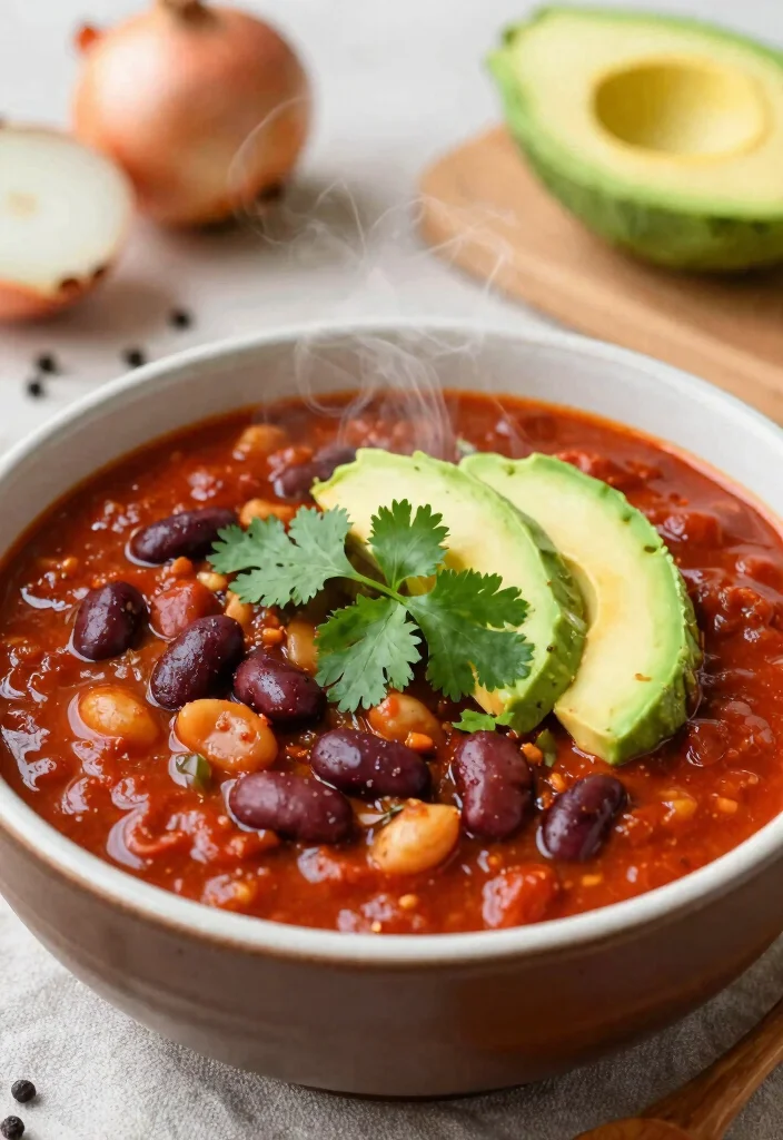 19 Meatless 3-Bean Chili Recipes Full of Flavor - 1. Classic 3-Bean Chili 1