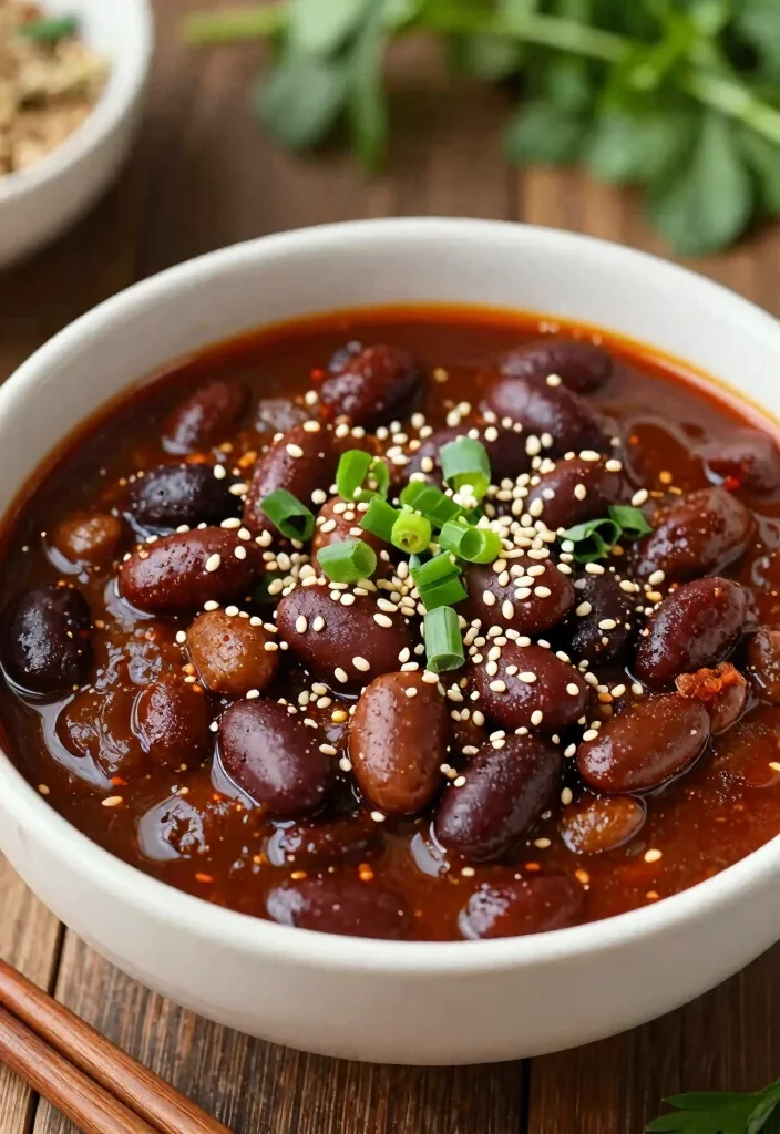 19 Meatless 3-Bean Chili Recipes Full of Flavor - 11. Asian-Inspired 3-Bean Chili 1
