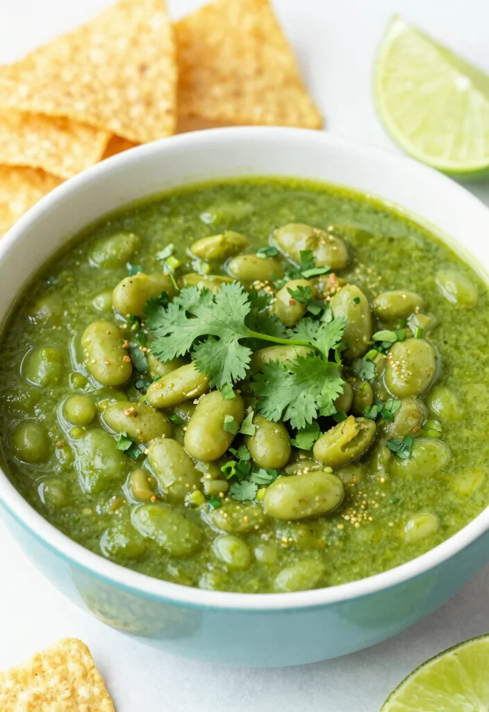 19 Meatless 3-Bean Chili Recipes Full of Flavor - 12. Chili Verde with Beans 1
