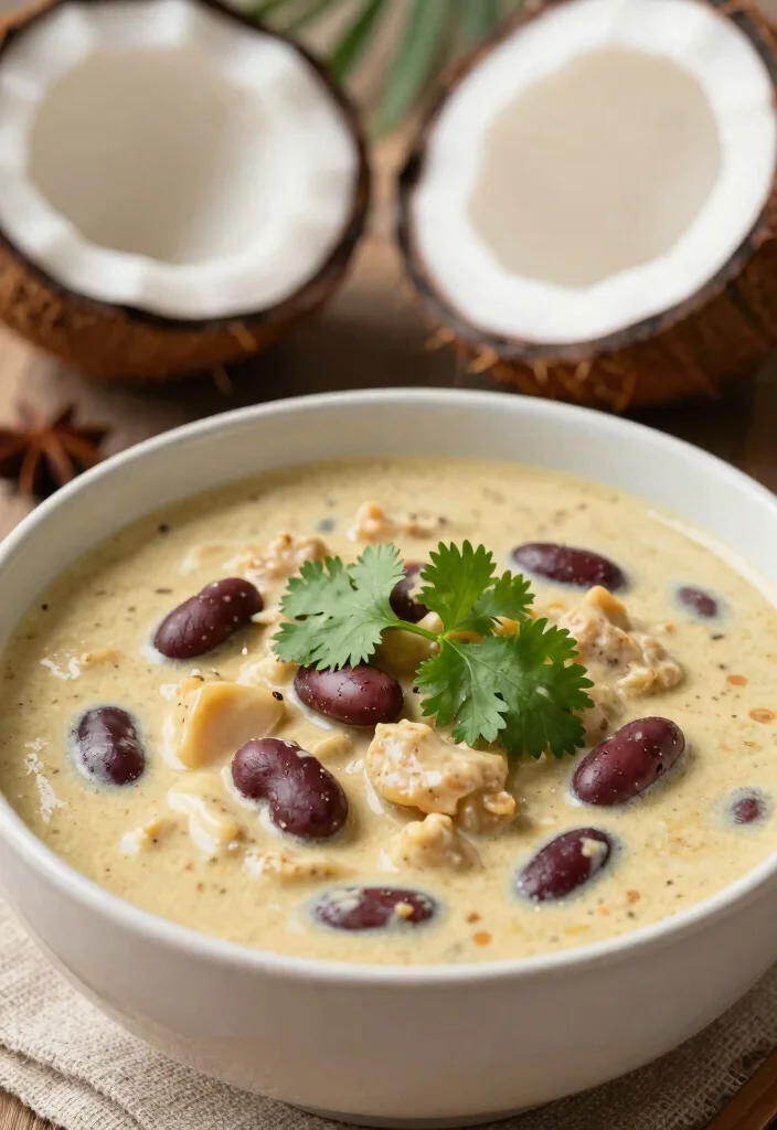 19 Meatless 3-Bean Chili Recipes Full of Flavor - 17. Coconut Curry 3-Bean Chili 1