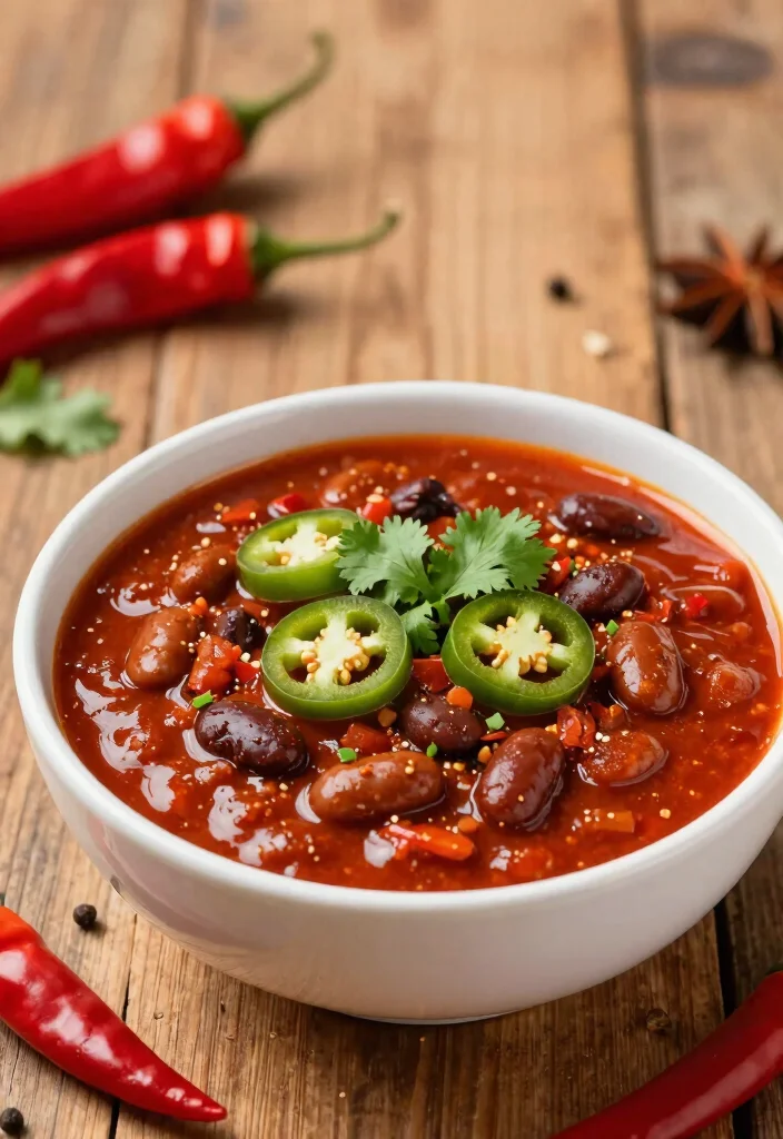 19 Meatless 3-Bean Chili Recipes Full of Flavor - 3. Spicy Three-Bean Chili 1